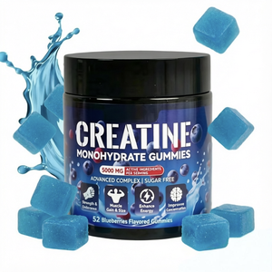 Gomitas de Creatina Monohidrato Veganas Naturales de Alto Rendimiento para el Crecimiento Muscular en Adultos, Recuperación y Energía para Mujeres Embarazadas - Product Image 1