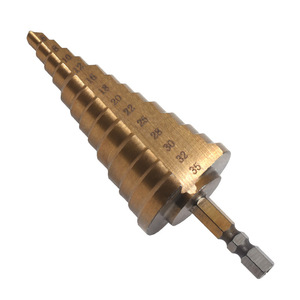 ดอกสว่านอเนกประสงค์ทรงเจดีย์เรียวเหล็กและสเตนเลสที่เปิดรูเจาะรูแบบเจาะรูเพื่อเพิ่มฟังก์ชันการทำงาน - Product Image 2