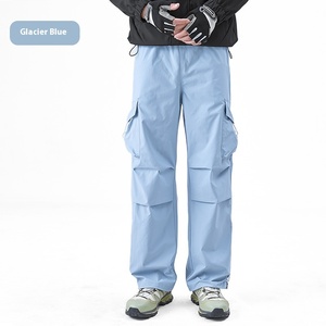 <span class=keywords><strong>Pantaloni</strong></span> larghi Casual estivi da uomo salopette stile americano ad asciugatura rapida <span class=keywords><strong>paracadutista</strong></span> da esterno Multi-tasche <span class=keywords><strong>pantaloni</strong></span> Cargo - Product Image 6