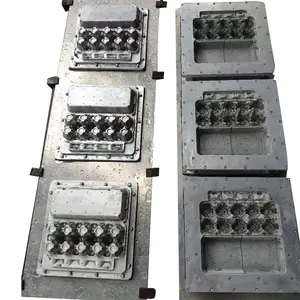 Mold For Eggs 3 Cells Customer Plastic Egg Box Moulds For Egg Tray Molding Machine