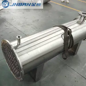 Permutador de calor de tubo fixo e concha de aço inoxidável industrial personalizado 316/304 ASME