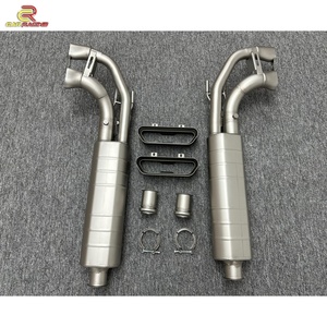 Échappement en acier inoxydable 304 style AK pour Mercedes Benz Classe G W464 AMG G63 G500 2018-2023 - Product Image 4