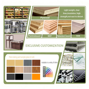 Étagère de présentation de vêtements robuste et personnalisable à prix d'usine, facile à assembler pour magasin - Product Image 4