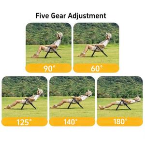 <span class=keywords><strong>Silla</strong></span> plegable de acero para exteriores con estampado personalizado, <span class=keywords><strong>mochila</strong></span> portátil, respaldo ajustable, reclinable, salón, Camping, sillas de <span class=keywords><strong>playa</strong></span> de mar plegables - Product Image 5