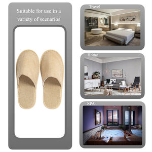 Pantuflas de Hotel con Logotipo Impreso Personalizado, Venta Directa de Fábrica, Pantuflas Desechables para Huéspedes, Pantuflas al por Mayor para Uso en Cadenas de Hoteles de Lujo - Product Image 4