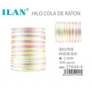 สายไฟ Ilan Rattail ขนาด 2.5 มม. ยาว 50 ม. แบบย้อมสีสำหรับงานประดิษฐ์ - Product Image 3