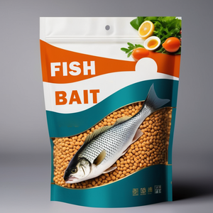 Impresión personalizada de fábrica, cebo de gusano de pesca transparente, cebo de pesca, paquete de Señuelos de Pesca, cebo de gusano, bolsas con cremallera - Product Image 3