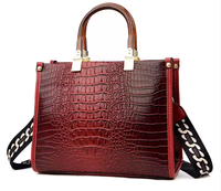 Tissus en faux cuir de crocodile en PVC gaufré populaires en cuir de vinyle synthétique pour sacs chaussures portefeuilles-cuir synthétique multi-usage