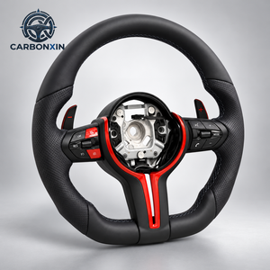 Volant sport en fibre de carbone et cuir avec chauffage, 100% Plug & Play, prix de gros usine pour modèles M3/M5/M2 - Product Image 3