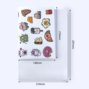 ورق قابل للذوبان في الماء متوافق مع مثبت لدعم الحروف حجم A4 أوراق تختفي للتطريز - Product Image 2