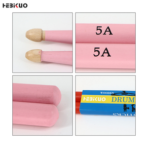GB151 Baguette en bois d'érable coloré anti-dérapant 7A 5A 5B pour tambour Instrument de musique <span class=keywords><strong>Percussion</strong></span> - Product Image 3