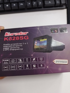 מצלמת דרך K328SG HD 1080P עם GPS מובנה, גלאי רדאר 3 ב-1 עם לייזר זיהוי, אזעקה קולית ברוסית, מקליט וידאו דיגיטלי - Product Image 4
