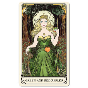 Tarocchi personalizzati per adulti a predic argento/oro bordi dorati OEM prezzo di fabbrica carta da stampa tarocchi 78 carte mazzo con guida - Product Image 3