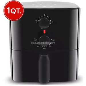 Petite friteuse à air 2,1 QT, mini friteuses à air, contrôle de la température et de la durée réglable, idéale pour 1 à 2 personnes, repas rapides et sains, collation - Product Image 4
