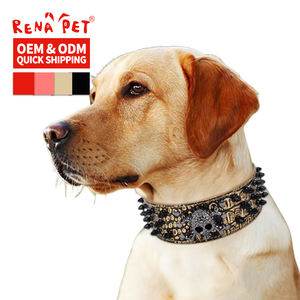 Venta al por mayor PU cuero cráneo perro Spike <span class=keywords><strong>Collar</strong></span> - Product Image 3