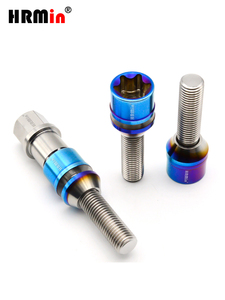 Couleur personnalisée Ti-6Al-4V tête Torx rondelle flottante boulon en titane M12 roue <span class=keywords><strong>antivol</strong></span> avec <span class=keywords><strong>clé</strong></span> en titane pour <span class=keywords><strong>BMW</strong></span> état nouveau - Product Image 5