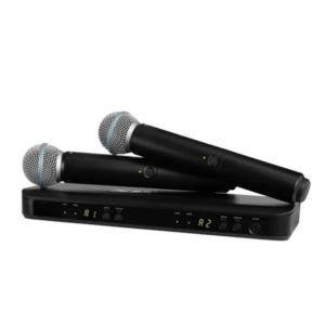 Sistema de Micrófono Inalámbrico de Doble Canal YHS BLX288 de Alta Calidad, Doble Micrófono de Mano Inalámbrico <span class=keywords><strong>PG58</strong></span>/BETA58A, Sistema Vocal Digital - Product Image 5