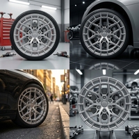 Fabricant professionnel de jantes monobloc forgées de 20 pouces, 5x130 PCD CB71.5mm ET45 pour Porsche Cayenne Macan SUV, style européen