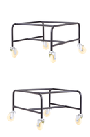 Nuogo 2041TRO Chariot de transport moderne en acier pour chaise de bureau - Accessoire durable et pratique avec mouvement pivotant