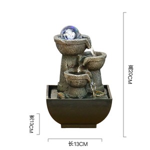 <span class=keywords><strong>Fontaine</strong></span> d'eau miniature géométrique d'intérieur en gros pour la décoration de la maison et les ornements de jardin - Product Image 4
