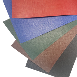 2025 Hot giả da giả da dập nổi PVC Linen tráng cuốn sách giấy ràng buộc tấm vải Nhà cung cấp - Product Image 2