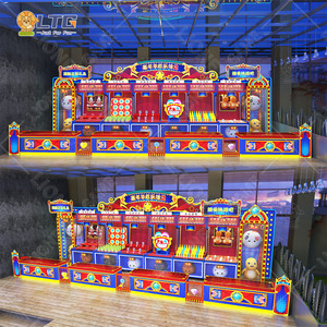LTG Super Carnival Indoor Carnival Games 6-en-1 con diseño de circo de luz de sonido para niños adultos Centro de entretenimiento familiar - Product Image 4
