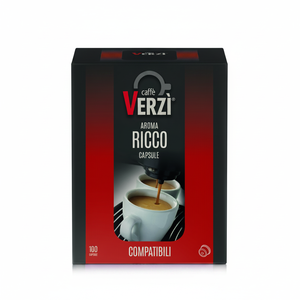 Caffè Verz 100 Ricco Espresso Capsule Compatibili 0,14g/Capsula - Product Image 2
