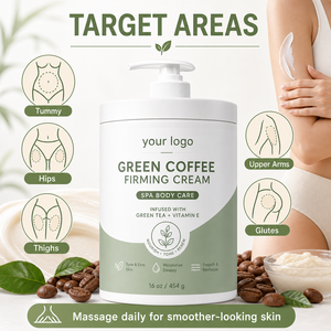 Crema Reafirmante de Café Verde para Piel Seca, Suaviza la Piel Áspera y Irritante, Revitaliza la Belleza Juvenil, Marca Privada - Product Image 5