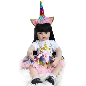 Poupée <span class=keywords><strong>Reborn</strong></span> <span class=keywords><strong>Bébé</strong></span> Princesse en Silicone <span class=keywords><strong>Réaliste</strong></span> Adorable de 60 cm <span class=keywords><strong>Très</strong></span> Grande - Product Image 6