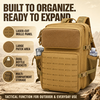 Sac à dos tactique robuste à prix abordable, personnalisable avec logo, pour la chasse en extérieur, style décontracté, durable, en stock