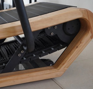 Tapis de course manuel ergonomique Cheernin sans <span class=keywords><strong>électricité</strong></span> pour salles de sport et centres de fitness, tapis de course incurvé en bois de qualité supérieure - Product Image 4