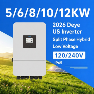 Inversor Híbrido Bifásico <span class=keywords><strong>Deye</strong></span> de 8kW, <span class=keywords><strong>8000W</strong></span>, Bajo Voltaje, <span class=keywords><strong>SUN</strong></span>-8K-SG05LP2-US-SM2, Estándar Estadounidense, 120/240V, 110/220V, IP65, 48V - Product Image 1