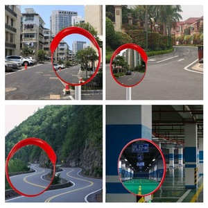 Miroir convexe Angcheng à grand angle de 80 degrés, miroir de sécurité réfléchissant pour les angles de route, pour la circulation et l'utilisation en garage - Product Image 5