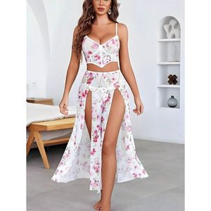 B1114 Camicia da Notte <span class=keywords><strong>Sexy</strong></span> per Donne, Abito da Notte alla Moda, Pizzo Trasparente Seducente, Indumento Intimo Divertente e Provocante - Product Image 5
