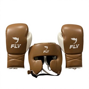 Ensemble d'équipement de boxe personnalisé Winning Boxing : Casque, Gants, Protection inguinale marron en cuir véritable à lacets, unisexe, pour entraînement et sparring - Product Image 4
