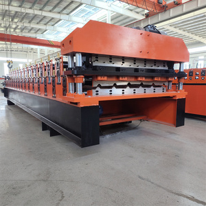 Feuille de tuile en rouleau émaillé ondulé à haute résistance facile à utiliser Rool froid de panneau de toit formant la machine - Product Image 2