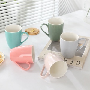 <span class=keywords><strong>Wow</strong></span> Custom INS Taza de cerámica de color sólido nórdico diseño clásico con logotipo grabado para café agua té cerveza para uso de regalo - Product Image 5