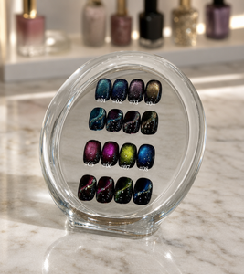 Vernis à ongles magnétique effet œil de chat 8 couleurs, base noire, lignes scintillantes, gel UV pour <span class=keywords><strong>nail</strong></span> <span class=keywords><strong>art</strong></span> - Product Image 3