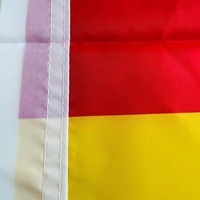 Drapeau personnalisé en polyester 3x5 pieds (90x150cm) aux couleurs vives, avec œillets en laiton, pour affichage extérieur, logo personnalisé