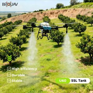 BROUAV Hot Selling New Pump <b>Sprayer</b> Drone Agricultural for Plant Protection ECO-Friendly & High Productivity - Product Image 1