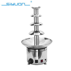 <span class=keywords><strong>Fontaine</strong></span> de chocolat professionnelle à 4 couches, appareil en cascade, pot chaud, sauce sésame - Product Image 1