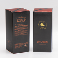 Boîte de parfum vide 50 ml, design découpé, écologique, prix usine, papier de luxe 350 g/m², pelliculage mat, recyclable