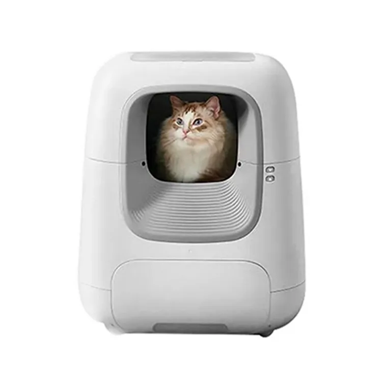 Hot Selling Smart Fully Automatic Xl Cat Litter Box Fully Enclosed Deodorant Cat Litter Box Self Cleaning