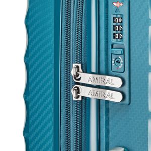 Maleta de mano Amiral de 20 pulgadas con cerradura TSA, maleta de viaje resistente para viajes de negocios - Product Image 5