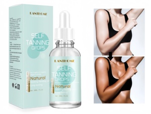 Gouttes autobronzantes couleur blé foncé Sérum autobronzant sans soleil Lotion bronzante avec hydratant <span class=keywords><strong>Huile</strong></span> nourrissante <span class=keywords><strong>pour</strong></span> la surface <span class=keywords><strong>de</strong></span> la peau du corps - Product Image 2