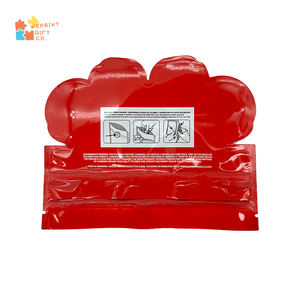 ซองพลาสติกฟอยล์น้ำตาลขนาดเล็กปิดผนึก3ด้านสำหรับบรรจุภัณฑ์ขนมถุงซองสีขาวขนาดเล็กออกแบบได้ตามต้องการ - Product Image 2