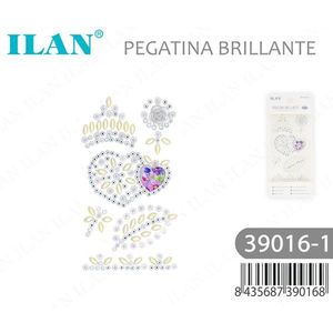 Adesivi con strass brillanti ILAN 39016-1 per decorazioni nail art - Product Image 3
