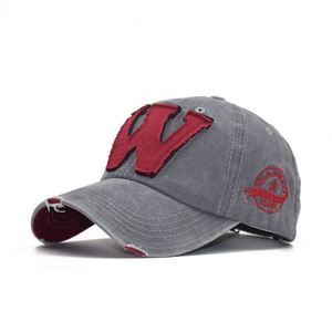 Casquette de baseball sportive à 6 panneaux, brodée en cursive, lavable, toutes saisons, protection solaire extérieure, en coton - Product Image 5