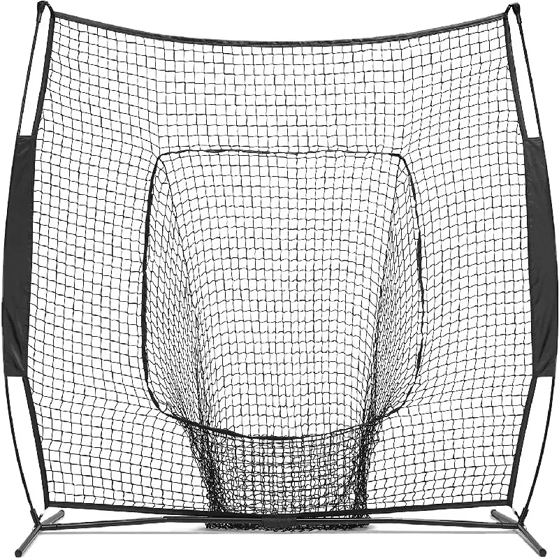 Wholesale Portable 7ft*7ft Baseball Net Hitting Net Pitcher Practice Baseball Practice Net Customs