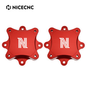 NICECNC 2 Piezas de Separadores Centrales de Rueda Delantera de Aluminio de 50 mm para <span class=keywords><strong>Yamaha</strong></span> <span class=keywords><strong>Raptor</strong></span> 700 2014-2018 <span class=keywords><strong>2019</strong></span> 2020 2021 - Product Image 1